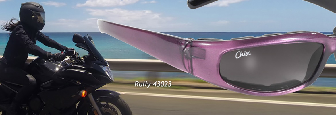 Licenced motorcycle sunglasses for ladies