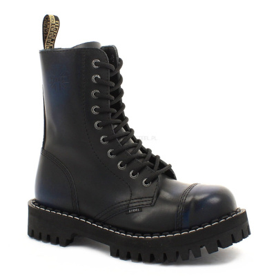 GLANY STEEL FULL NIEBIESKIE/CZARNE 105/106/OM 10 - DZIURKOWE