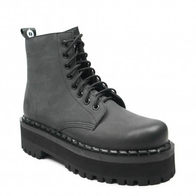 Glany ALTERCORE 653 Vegan Gray 8 - Dziurkowe