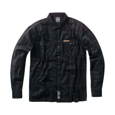 Koszula WCC Rigid Flannel Shirt Black Green