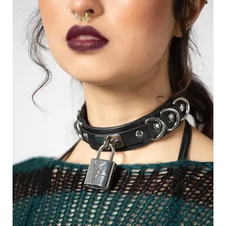 Naszyjnik KILLSTAR Lock n' Load Padlock Choker