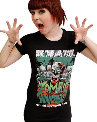 koszulka krótki rękaw DARKSIDE ZOMBIE BRAIN EATERS