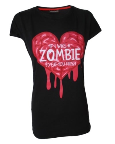 koszulka krótki rękaw DARKSIDE ZOMBIE EAT YOU FIRST