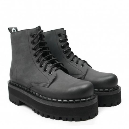 Glany ALTERCORE 653 Vegan Gray 8 - Dziurkowe