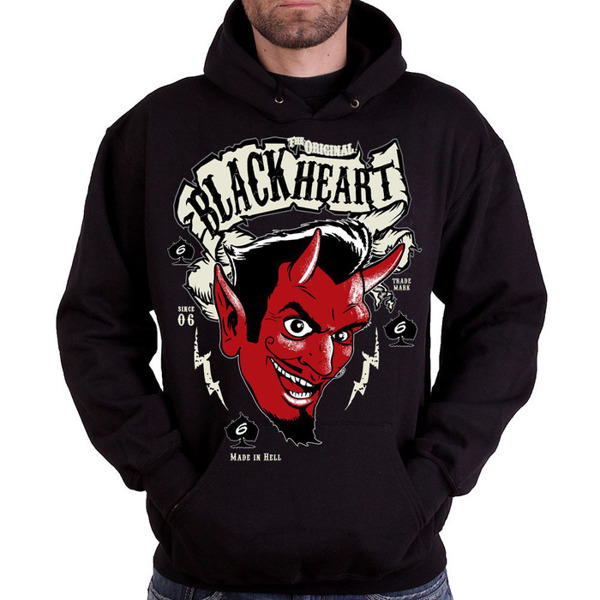 Sweatshirt BLACK HEART DEVIL