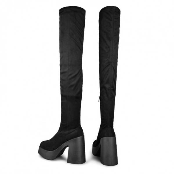 boots ALTERCORE Daphne Faux Suede Black | Brands \ A \ ALTERCORE For ...
