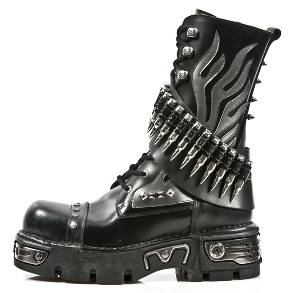 boots NEW ROCK METALLIC M.297S1 Men's Rock Fashion \ Shoes Brands