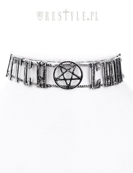 choker RESTYLE Witchcraft Silver Chain Collar