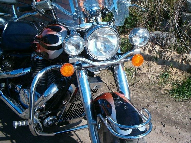 front engine guards EXTRA HONDA VT 1100 SHADOW SABRE Brands \ M \ METALROUTE Motorcycle