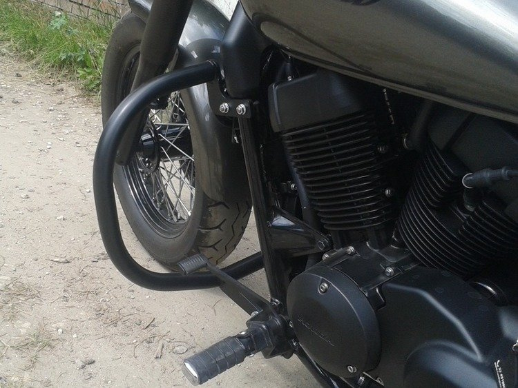 front engine guards EXTRA HONDA VT 750 SHADOW SPIRIT BLACK (RC53