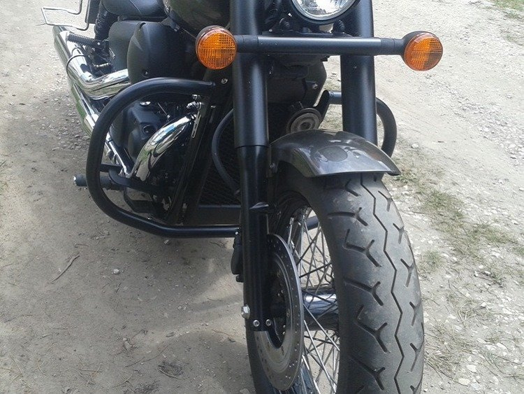 front engine guards STANDARD HONDA VT 750 SHADOW SPIRIT BLACK (RC53