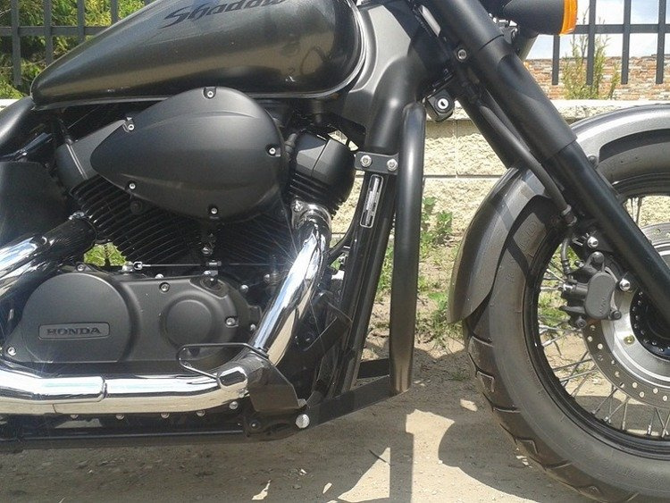 front engine guards STANDARD HONDA VT 750 SHADOW SPIRIT BLACK (RC53