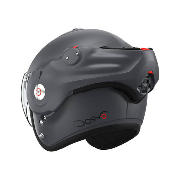 helmet ROOF Desmo Matte Graphite Motorcycle Clothes \ Helmets Brands