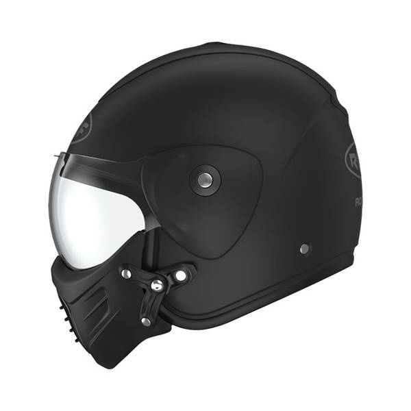 helmet ROOF Roadster Matte Black Motorcycle Clothes \ Helmets Brands
