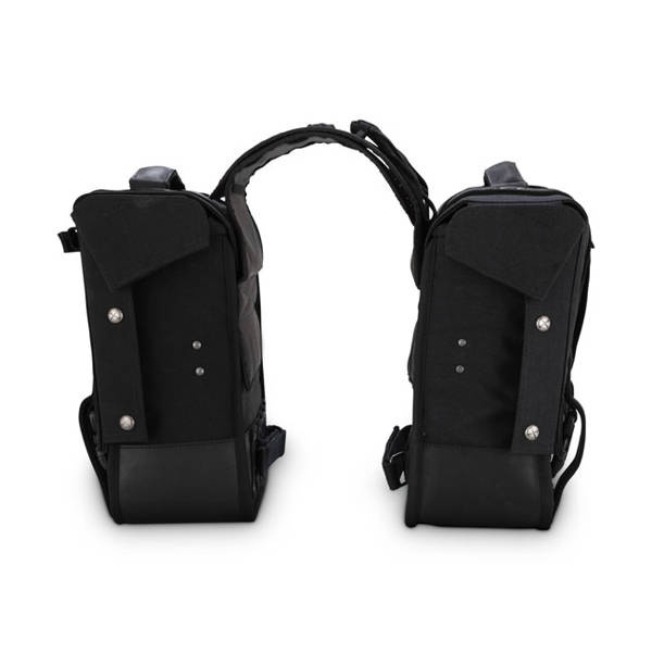 motorcycle saddlebags BURLY Voyager Black 571757 Motorcycle Accessories﻿ \ Saddlebags and roll