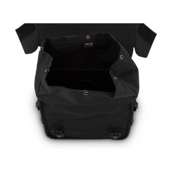 motorcycle saddlebags BURLY Voyager Black 571757 Motorcycle Accessories﻿ \ Saddlebags and roll