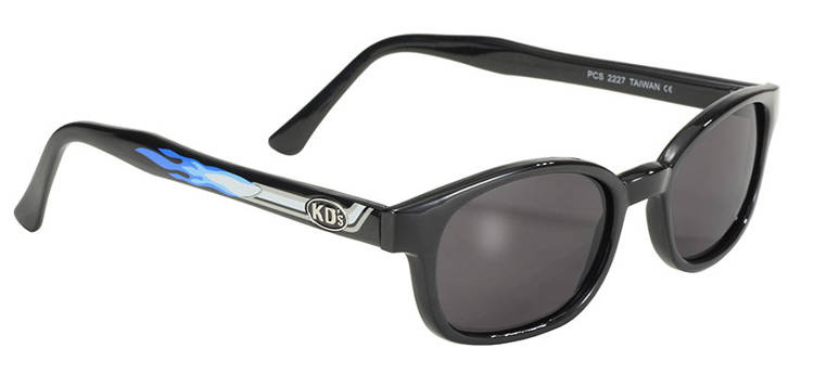 motorcycle sunglasses KD's PIPE FRAME/SMOKE LENS