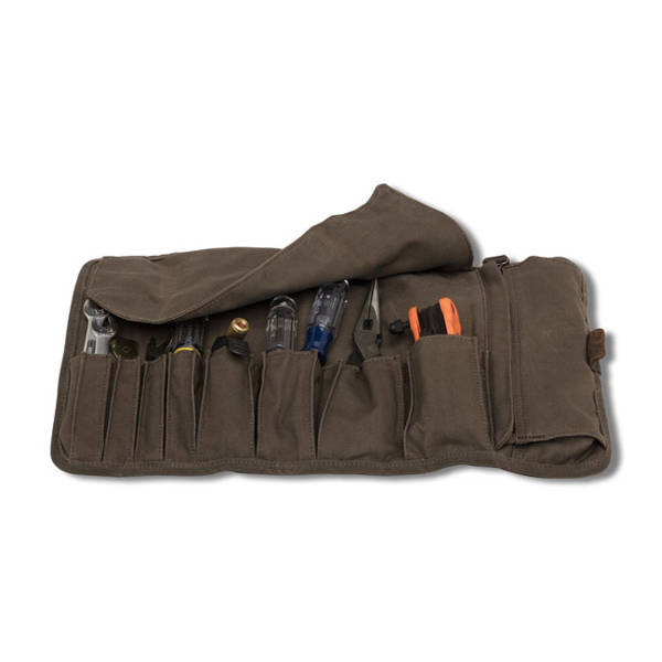 motorcycle tool roll BURLY Voyager Dark Oak 533093 Motorcycle Accessories﻿ \ Saddlebags and