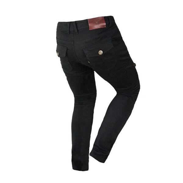 motorcycle trousers BY CITY Mixed Slim III Black Motorcycle Clothes