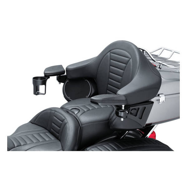 passenger armrest set KURYAKYN HD Touring Black 923622 Motorcycle
