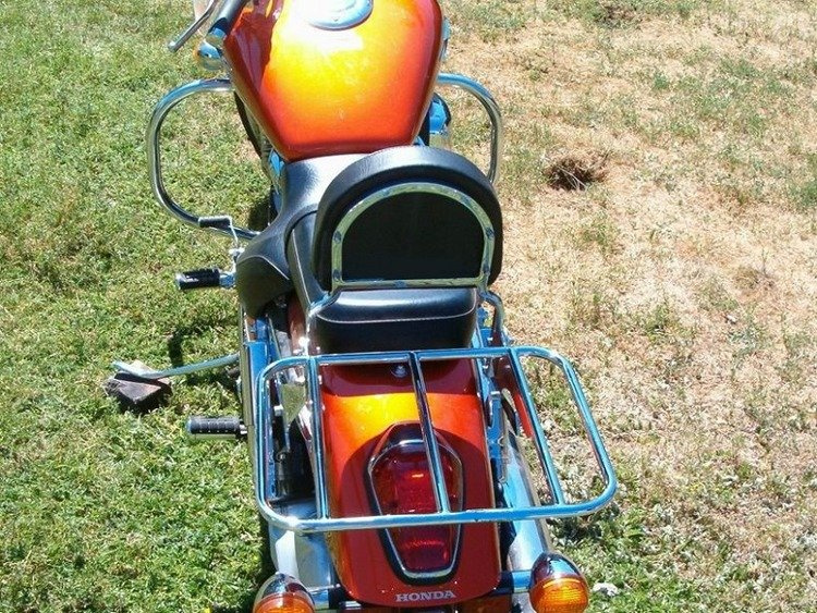 passenger backrest MODEL 1 HONDA VTX 1800 C CUSTOM Brands \ M