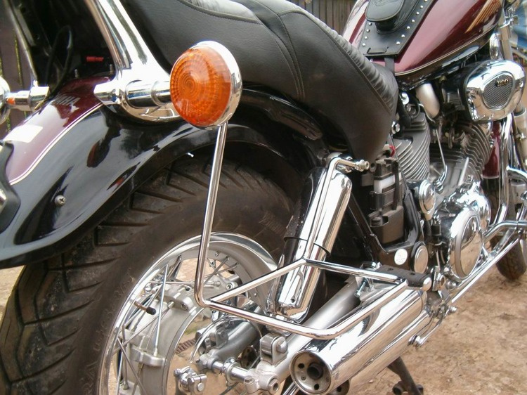 Saddlebag Support Rails With Props Yamaha Xv 750 Virago Brands M Metalroute Accessories Chrome Motorcycle Accessories Metalroute Pl Rock Shop And Motorcycle Shop