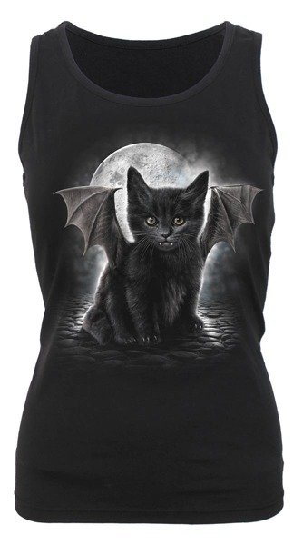 sleeveless T-Shirt SPIRAL BAT CAT