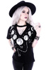 short sleeve T-Shirt RESTYLE MOON PHASES