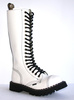 combat boots STEEL 139/140/O FULL WHITE