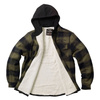 jacket WCC Sherpa Lined Hell Bent Flannel Olive/Black