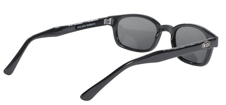 okulary motocyklowe KD's BLACK/POLARIZED GREY LENS