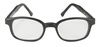 okulary motocyklowe KD's MATTE BLACK/CLEAR LENS