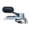 lusterka motocyklowe KURYAKYN Uniwersalne Heavy Industry Satin Black 542991