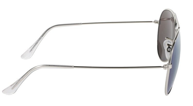 motorcycle sunglasses KICKSTART AVIATOR Smoke/Blue Mirror