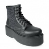 buty rockowe ALTERCORE Adara Filc Vegan Black