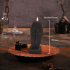 candle CANDELLANA Coffin With Cross Black Matt