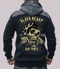 hoodie BLACK HEART Raw Power