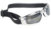 motorcycle goggles KICKSTART NOMAD Silver Mirror Lens/Chrome Frame