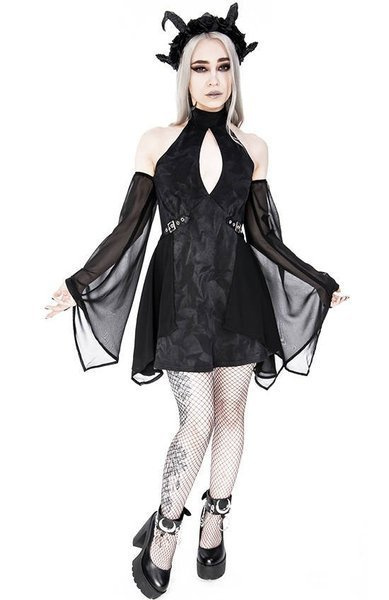 dress RESTYLE Halterneck Floaty Tunic