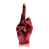 świeca CANDELLANA Hand FCK Red Metallic
