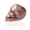 świeca CANDELLANA Skull Low-Poly Rose Gold Big
