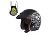helmet BLACK HEART W-Tec Piston Skull