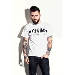 short sleeve T-Shirt CHOPPERS DIVISION evolution white