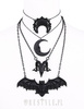 pendant RESTYLE Lace Bat Black