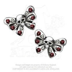 earrings ALCHEMY GOTHIC Bow Bells