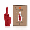 świeca CANDELLANA Hand FCK Red