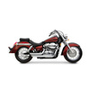 tłumik system 2-2 VANCE & HINES Honda 750 Phantom\Shadow\Aero\Spirit Shortshots Staggered Chrom 8083446