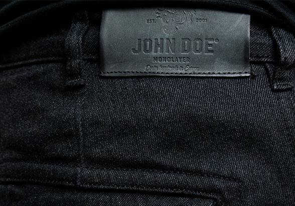 motorcycle trousers JOHN DOE XTM® Defender Mono Black UNISEX