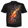 short sleeve T-Shirt SPIRAL Skull Lava