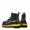 combat boots ALTERCORE 653 Vegan Black/Yellow
